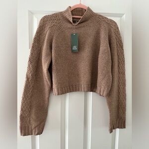 Women’s wild fable camel brown sweater size S